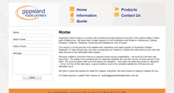 Desktop Screenshot of gippslandtradeprinters.com.au